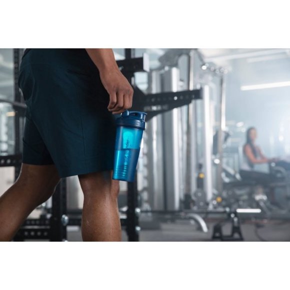 BlenderBottle Classic 28 oz Plum Shaker Cup with Flip-Top and Wide Mouth Lid - Picture 5 of 16